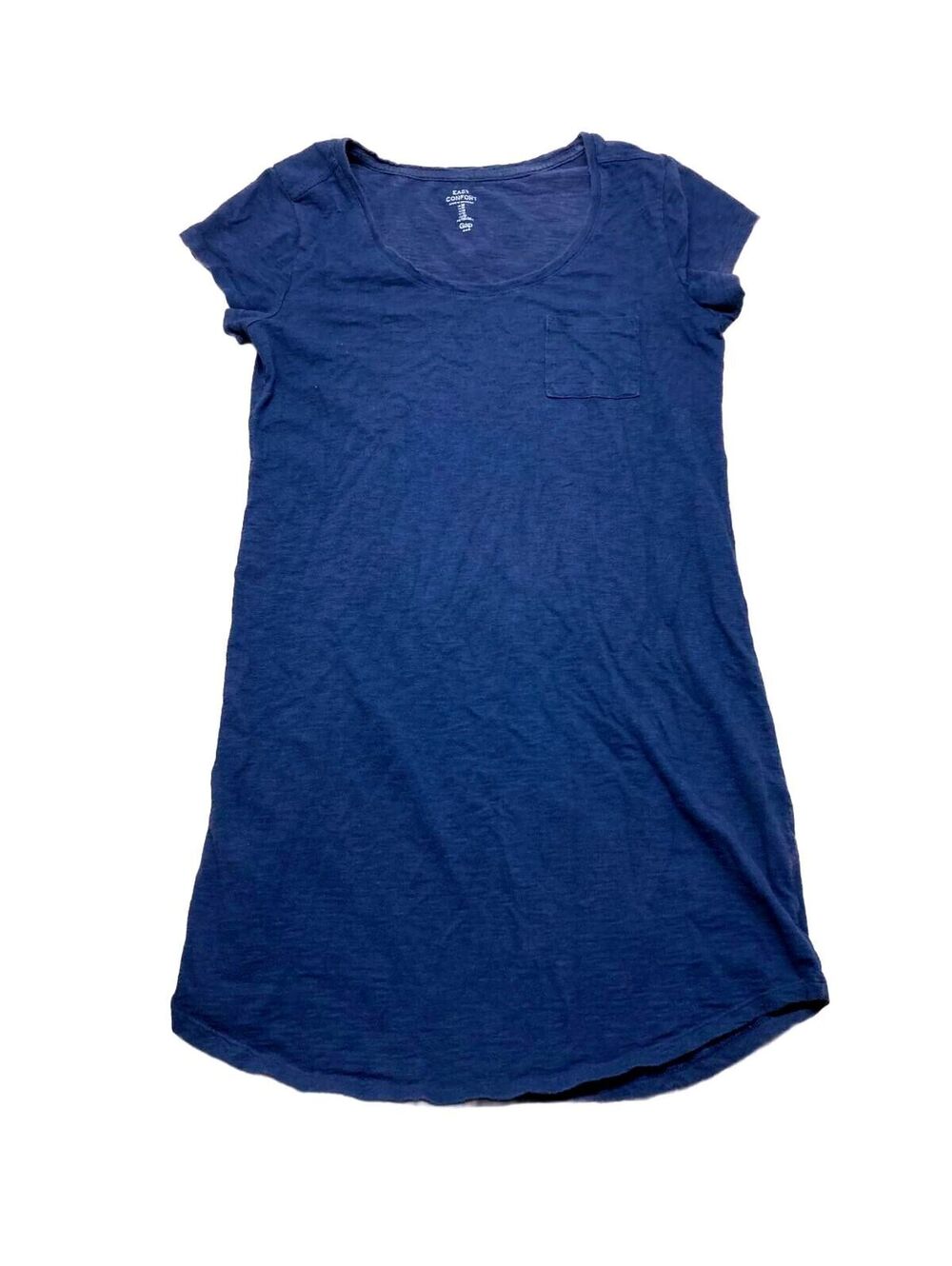 Gap Easy Comfort Navy Blue T-Shirt Tunic/Dress Medium